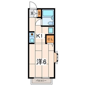 メゾン・ド東白楽 101号室 間取り