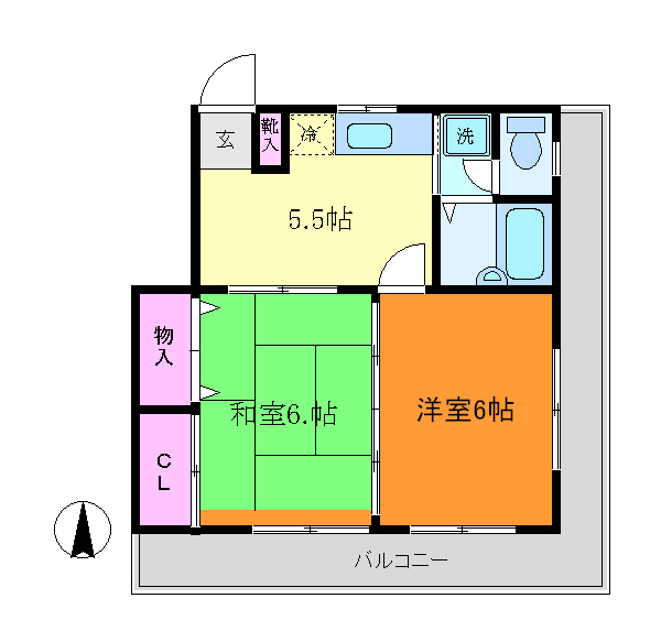 ドミール中島 間取り