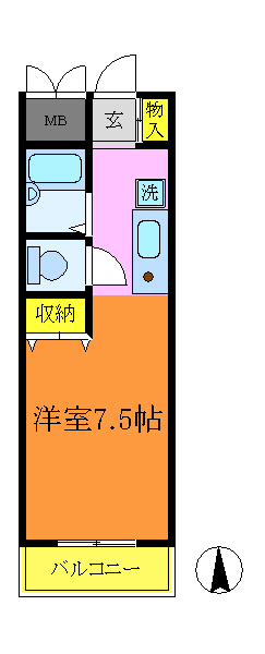 カンマルージュ  間取り