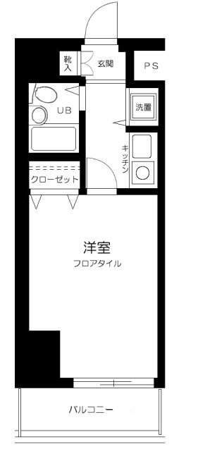 横浜平沼ダイカンプラザ三号館 504号室 間取り