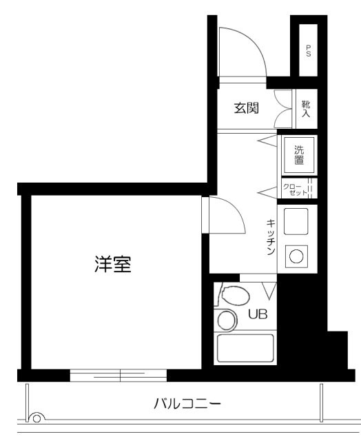 横浜平沼ダイカンプラザ三号館 1007号室 間取り