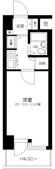 ピュアシティ横浜 205号室 間取り