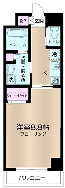 ラミアール・U 401号室 間取り