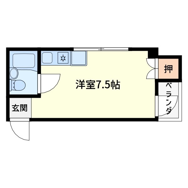 戸田ルーベンス 305号室 間取り