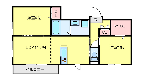 Ｐａｒｋ　ｆｒｏｎｔ　Ｍ＆Ｔ  間取り