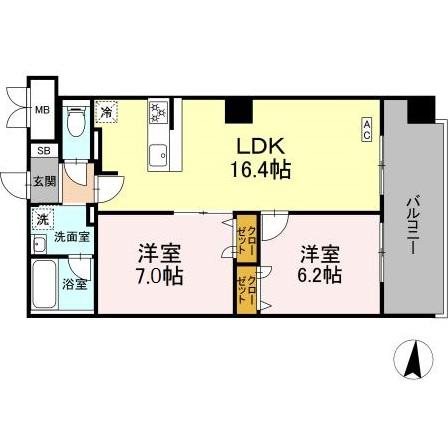 グリーン ノブル K 間取り