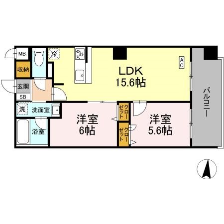 グリーン ノブル K 間取り
