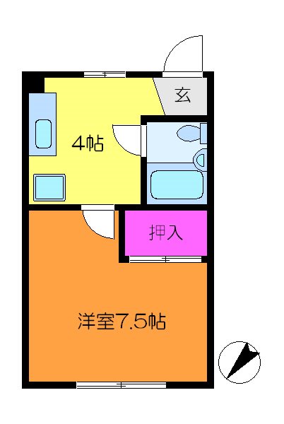 ＳＫハイツ 間取り図