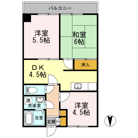 ウィルヴィラージュⅠ 間取り