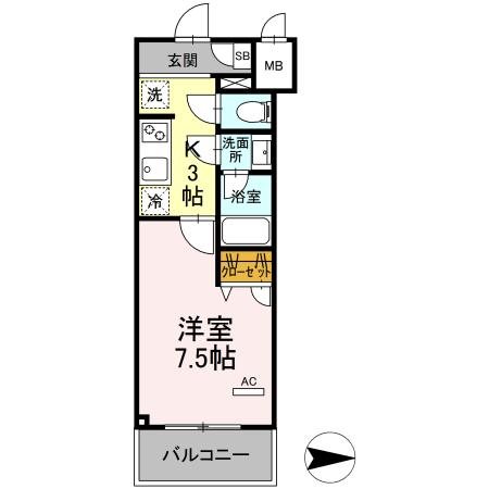 ディアーナ川崎大師 間取り