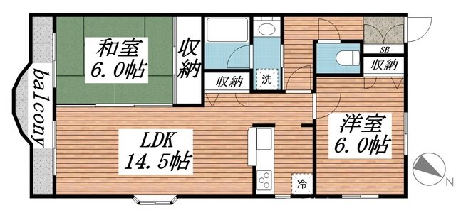ベルクレール 間取り図