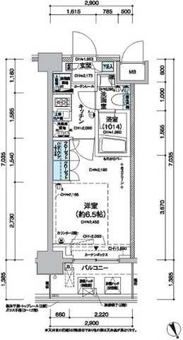 レジディア蒲田Ⅴ 間取り