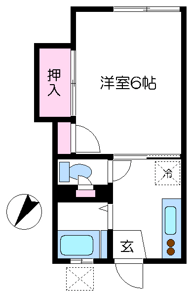 フェニックスハイツ 103号室 間取り