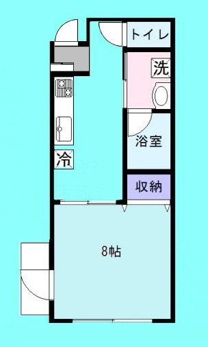 GREEN LEAF 103号室 間取り