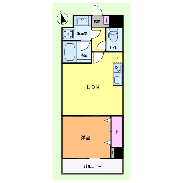 LOC’S　YOKOHAMA　BAYSIDE 309号室 間取り