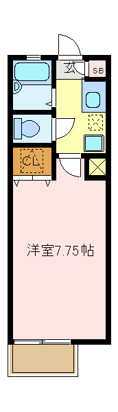 さくらビレッジ 201号室 間取り