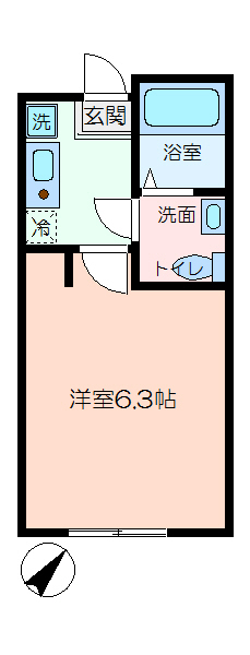 コムフィ杉田  間取り