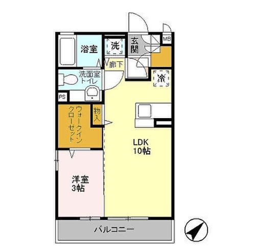 シャルム洋光台 202号室 間取り