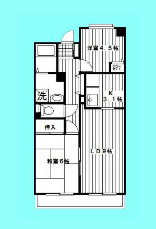 ハイランド磯子Ⅰ 203号室 間取り