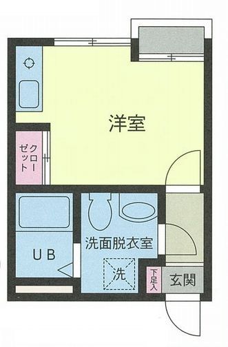 ピュア・スプリング杉田Ⅱ 103号室 間取り