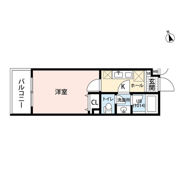 プレール・ドゥーク横浜杉田 間取り