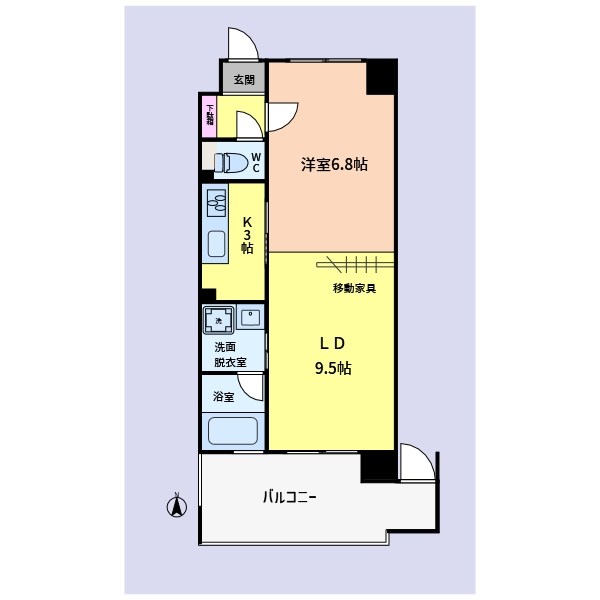 メゾン・ブランシュ・ナガサカ 間取り