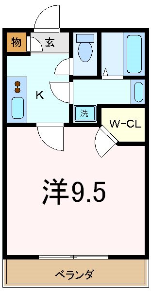 ライフモリ6号館(life mori) 間取り