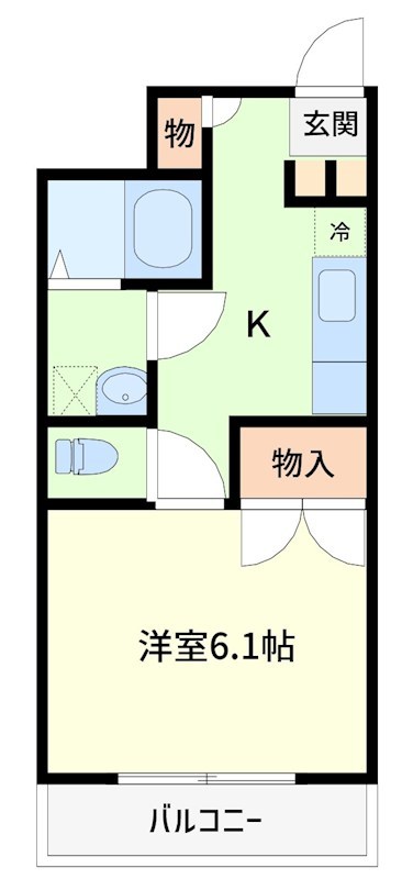 ライフモリ2号館 間取り