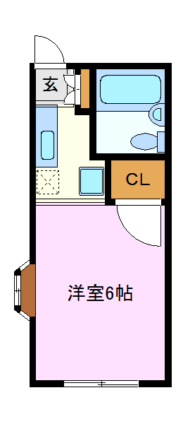 ル　アベニール　十二天 間取り