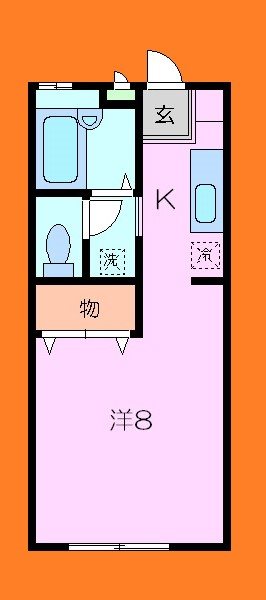 ヴェルドミールA 202号室 間取り