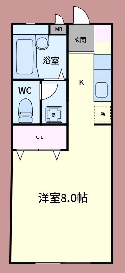 ヴェルドミールA 202号室 間取り