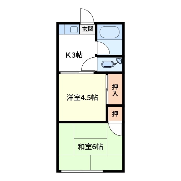 第三八千代荘 間取り