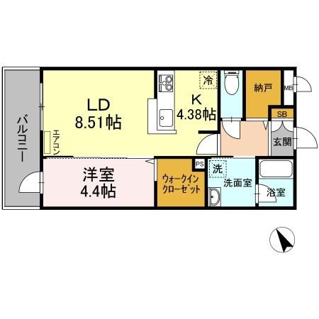 ショコラ 間取り図