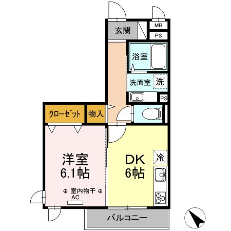 クレインリング丸山台 間取り