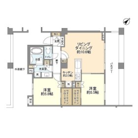 ブランズ行徳パークフロント 間取り図
