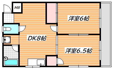 サンライズパレス 間取り図