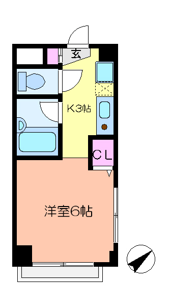 中野第三ビル 間取り