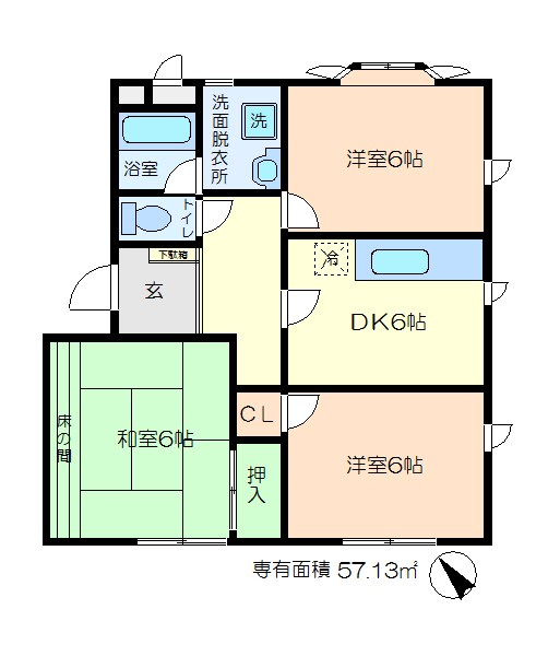 コーポオーノ 間取り