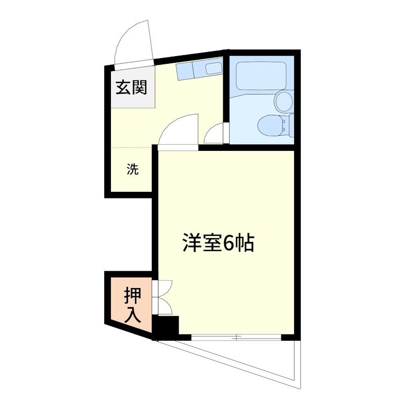 第二田口コーポ 302号室 間取り