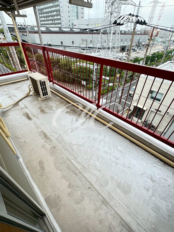 竹八マンション ベランダ