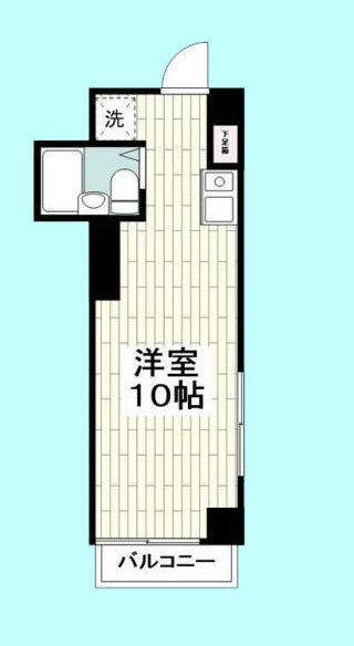 リバーサイドビル 302号室 間取り