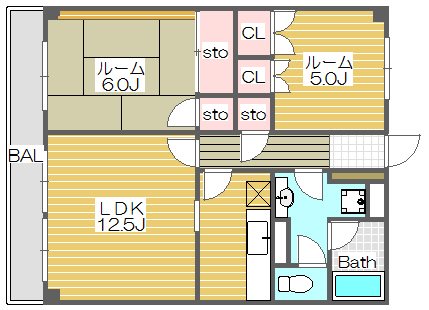 エクセルプラザⅠ 間取り図