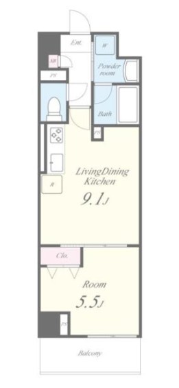 Villa Blanche 間取り図