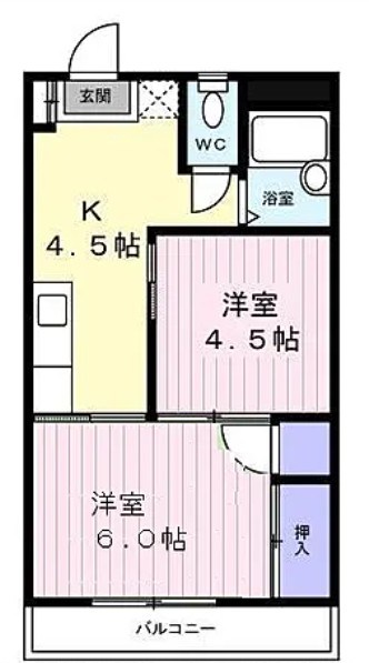 京浜グリーンハイツ 間取り