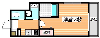 Ｃａｌｍｏ　ｍａｌｅ(カルモマーレ) 間取り