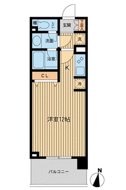 ドゥーエ横濱台町 803号室 間取り