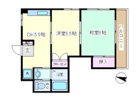 レジデンス京町 201号室 間取り