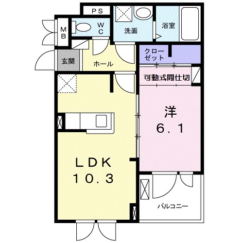 グレースみゆき 間取り図