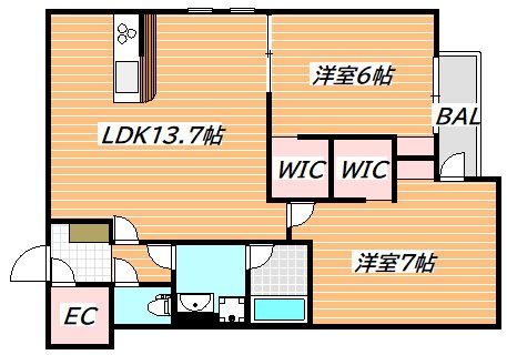 Maison　Calme 間取り図