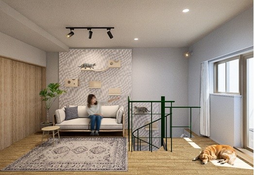 リーラ横浜川和町 リビング